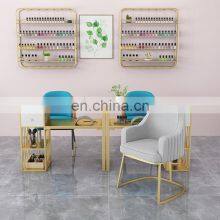 Manicure Table And Chair Set Marble Iron Double Table Single Nail Table