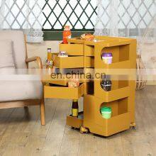 Tool Cabinet Trolley Rotating Grocery Cabinet Ins Good Quality Nice Look Rotating Cabinet Trolley thumbnail-3