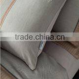 Golden Color Egyptian Cotton Flat Bed Sheet 6 Pcs Comforter Set for Middle East Embroidery Bedding Set thumbnail-3