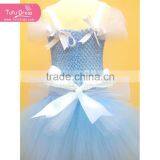 Free Shipping New Light Blue Cinderella Kids Dress for Party/school/dance /birthday thumbnail-2