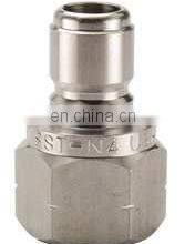 Injection Molding Hydraulic Coupler Straight Through Ball Lock Hydraulic Fitting thumbnail-5