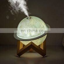 Lunar Design Humidifier Wooden Bracket Big Capacity Cool Mist Ultrasonic Air Humidifier