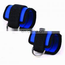 Adjustable Neoprene Padded Weight Workout Support Gym Ankle Cuffs Fitness Ankle Straps For Cable thumbnail-5