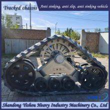 Large Harvester Modified With Half Track Chassis thumbnail-2