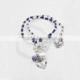 3 Layers Multi Bead Anchor Stretchable Bracelet Fashion Accessories Bracelet New thumbnail-2