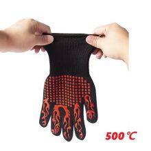High Temperature Resistant, Fire-resistant, and Cut Resistant Aramid Gloves thumbnail-1
