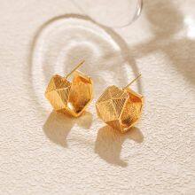Hot Sale 2025 New Design Recyclable Brass Gold Plating Jewelry Accessories Women Earrings thumbnail-1