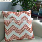 Embroidered Zig-Zag Type Sofa Chair Home Decor Pillow Cushion thumbnail-3