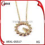 Christmas Accessories Jewelry Rhinestone Tassel Necklace Gold thumbnail-1