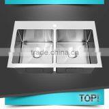 Commercial Stainless Steel Double Sink thumbnail-1