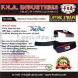 Lifting Strap for Weightlifting in Cotton, Nylon Bar Ladies Lifting Straps Customized Lifting Straps by FHA INDUSTRIES SILAKOT thumbnail-1