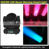 36X3W RGB LED Moving Head Beam Light DMX DJ Disco Stage Equipment