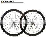 hot saling road bike 50mm disc 25mm wide clincher wheel,disc braking wheel 700C wheels