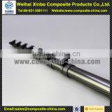 High quality telescopic pole with horizontal Clamps for Locking System