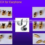 50ohm Straight Surface Mount MMCX Earphone Connector, Jack, Solder Termination thumbnail-2
