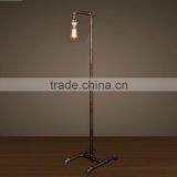 2016 New Style Simple Vintage Iron Pipe Floor Lamp Model 6107-L1 thumbnail-1