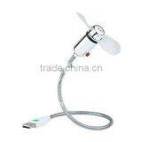Flexible Mini Usb Fan With Light thumbnail-1