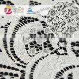 New Products Cheap 3D White Cotton Lace Embroidery Fabric for Bridal Dress thumbnail-3