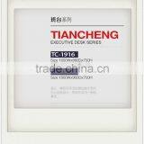 2 Step Black Modern Office Desk thumbnail-5