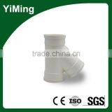 YiMing Pvc 45 Degree Pipe Fitting Lateral Tee for Welding Machine thumbnail-2