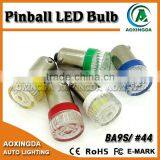 6.3V 44 47 5630SMD Pinball LED Bulb With Woven Cap