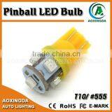 6.3V Pinball Led High Quality 3528 5led Bulb Yellow Non Ghosting