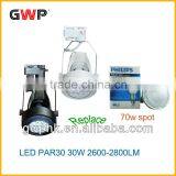 30W PAR30 LED E27 Tracking Light