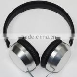 Hot FT-735 Silver Aluminium Stereo Headphone