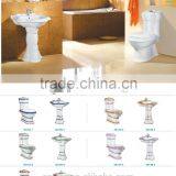 Ceramic Bathroom Design Decorated Suite Two Piece Toilet thumbnail-5