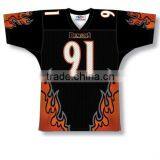 Polyester Spandex Custom Sublimated Demons American Football Jersey/Shirt thumbnail-1