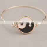 Diagrams Taijitu Yingyang Wire Simple Bangle Bracelet thumbnail-1