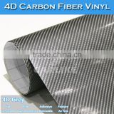 5FTx98FT Bubbles Free Colored 4D Carbon Fibre Film Car Wrapping Vinyl Foil