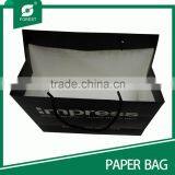 BLACK PAPER BAG WITH ROPE HANDLE thumbnail-6