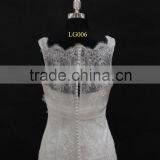 2016 New French Lace Small A-line Wedding Dress With Hand-made Flower thumbnail-6