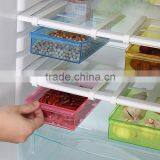 4 Color Slide Kitchen Fridge Freezer, Space Saver Organizer,Food Storage Shelf thumbnail-2