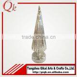 Traditional holiday decorative glass christmas tree