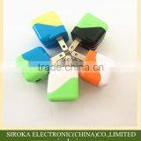 Customized Whipped Cream Color Chargers Universal 5V 1A Usb Travel Charger US Folding Plug for IPhone 6/ Samsung Smartphone thumbnail-6