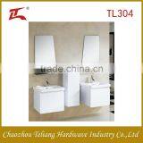 Double basin bathroom cabinet with side cabnet home use furniture china two side bathroom mirror corner cabinet