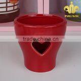 Heart Pattern Ceramic Table Planter Garden Planter Flower Pot for Webbing and Valentine's Day Decoration thumbnail-5