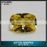 Medium Golden Yellow Cz-rectangle Shape Zirconia thumbnail-1