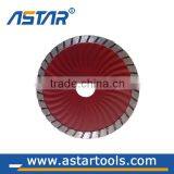 Waved Turbo Saw Blade With Hot Press for Grainte and Concrete