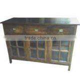 Buffet Bevel Glass 3 Drawers No Moulding
