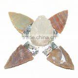 Fancy 4-Point Arrowhead Crystal Rough Cone Energy Generator