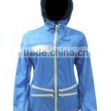 Fashion Women's Blue Sportwear Softshell Jacket for Outdoor Apperal(AL0105C) thumbnail-1