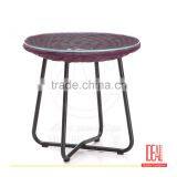 Manufacturer Good Quality Top Service Round Rattan Chinese Tea Table thumbnail-6