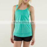 Wholesale Sportswear Cotton Spandex Loose Crop Tops Wholesale Women thumbnail-1