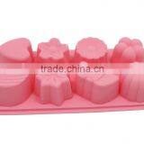 8 Shapes Silicone Cake Mould for Baking thumbnail-1