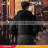 British Preppy Style Men Wool Jacket Mid-long Cashmere Woolen Jacket thumbnail-6