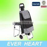 Red Folding Shopping Trolley Bags With Seat From China Supplier