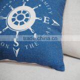 Home Decorative Throw Pillow Covers Custom Photo Printed Nautical Patterns Cushion thumbnail-6
